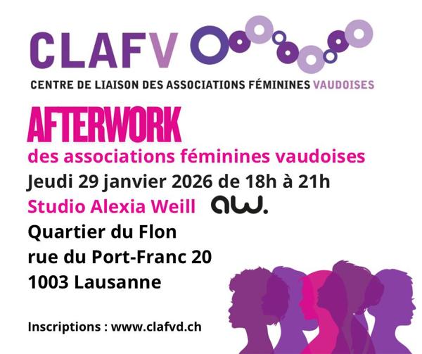 Afterwork des associations féminines vaudoises